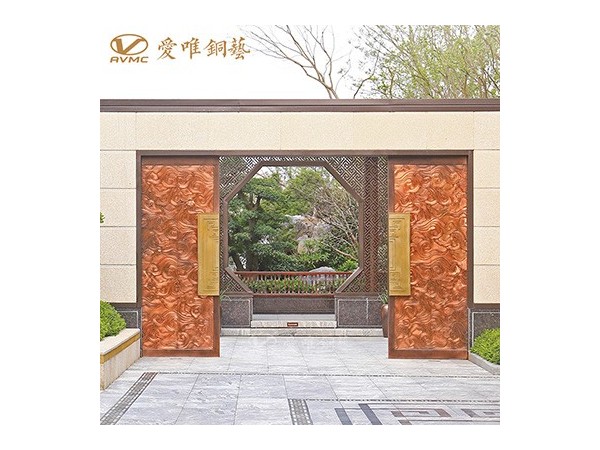 龍派愛(ài)唯銅藝別墅庭院銅門|銅門招商加盟